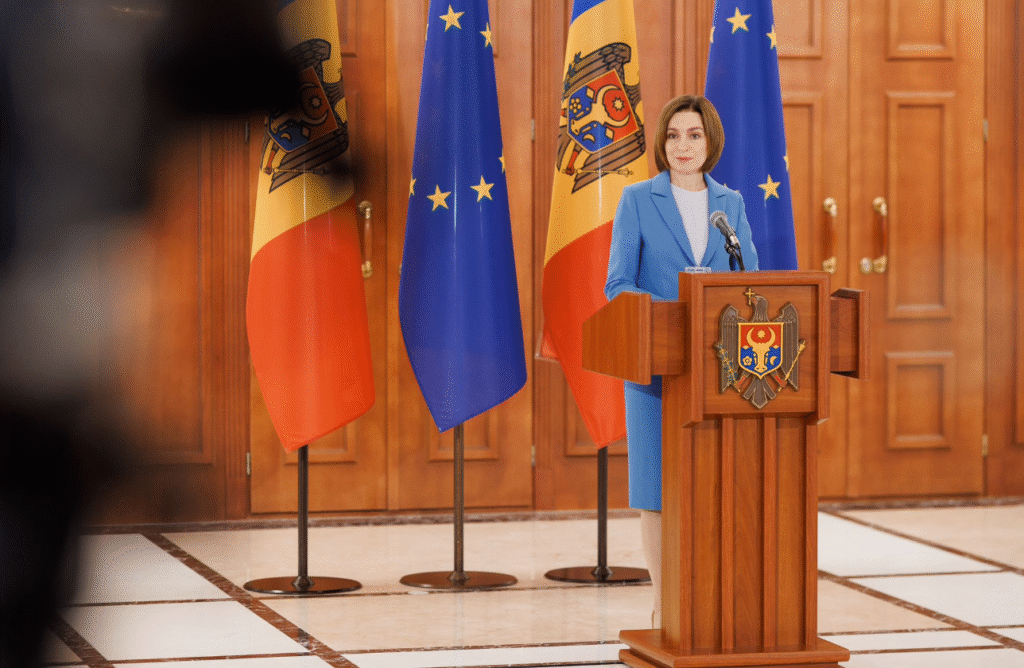 Maia Sandu, presidenta de Moldavia.